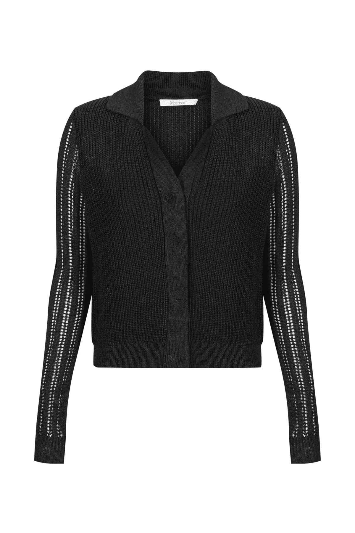 BRYON KNIT CARDIGAN BLACK