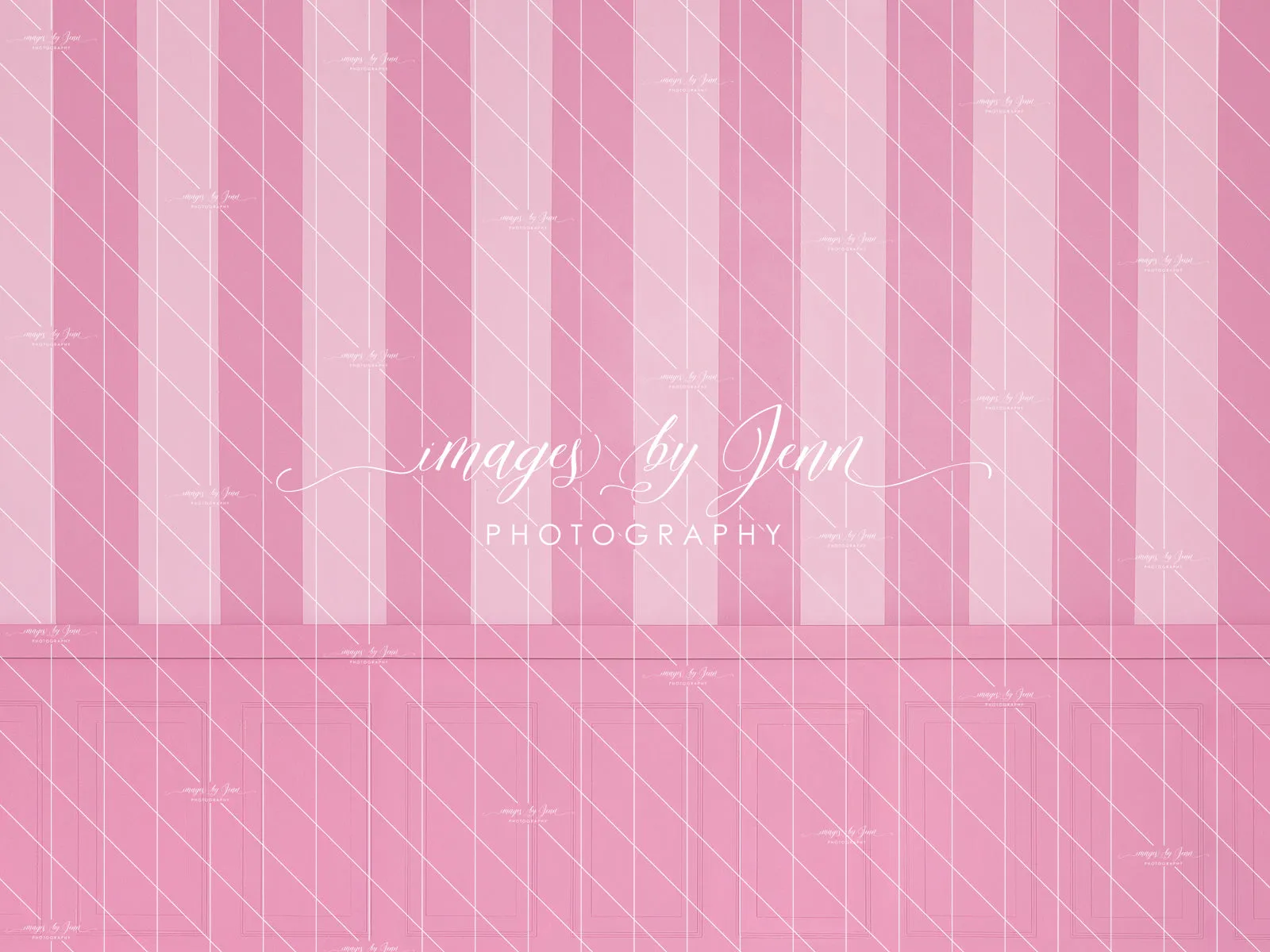 Bubble Gum Stripe Half Wall (JG)