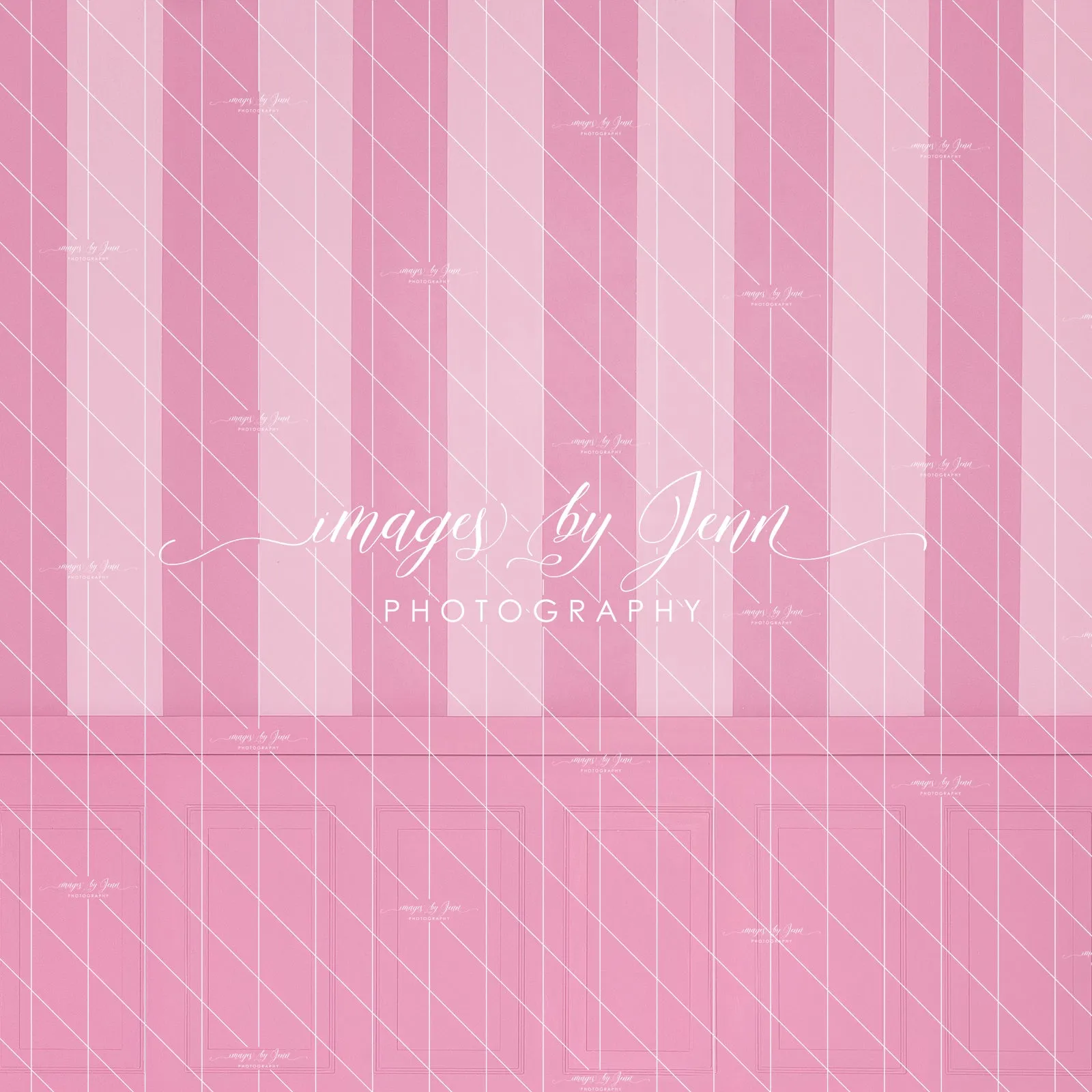 Bubble Gum Stripe Half Wall (JG)