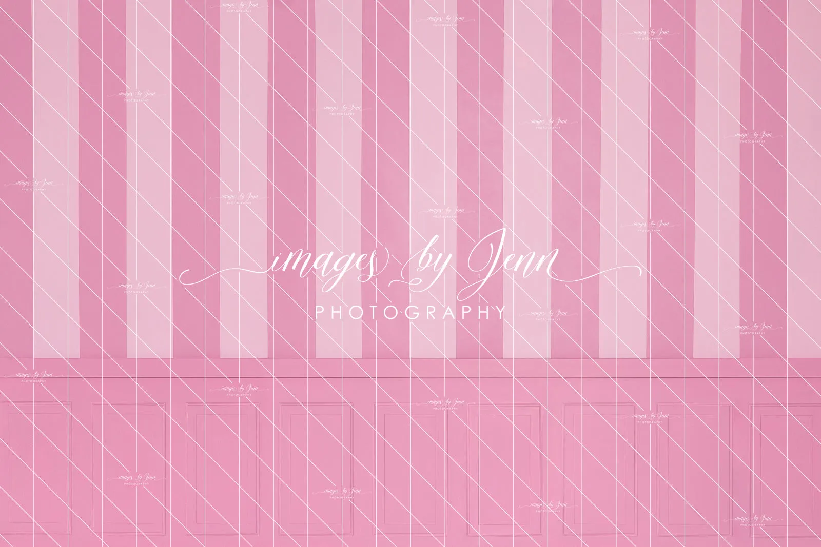 Bubble Gum Stripe Half Wall (JG)