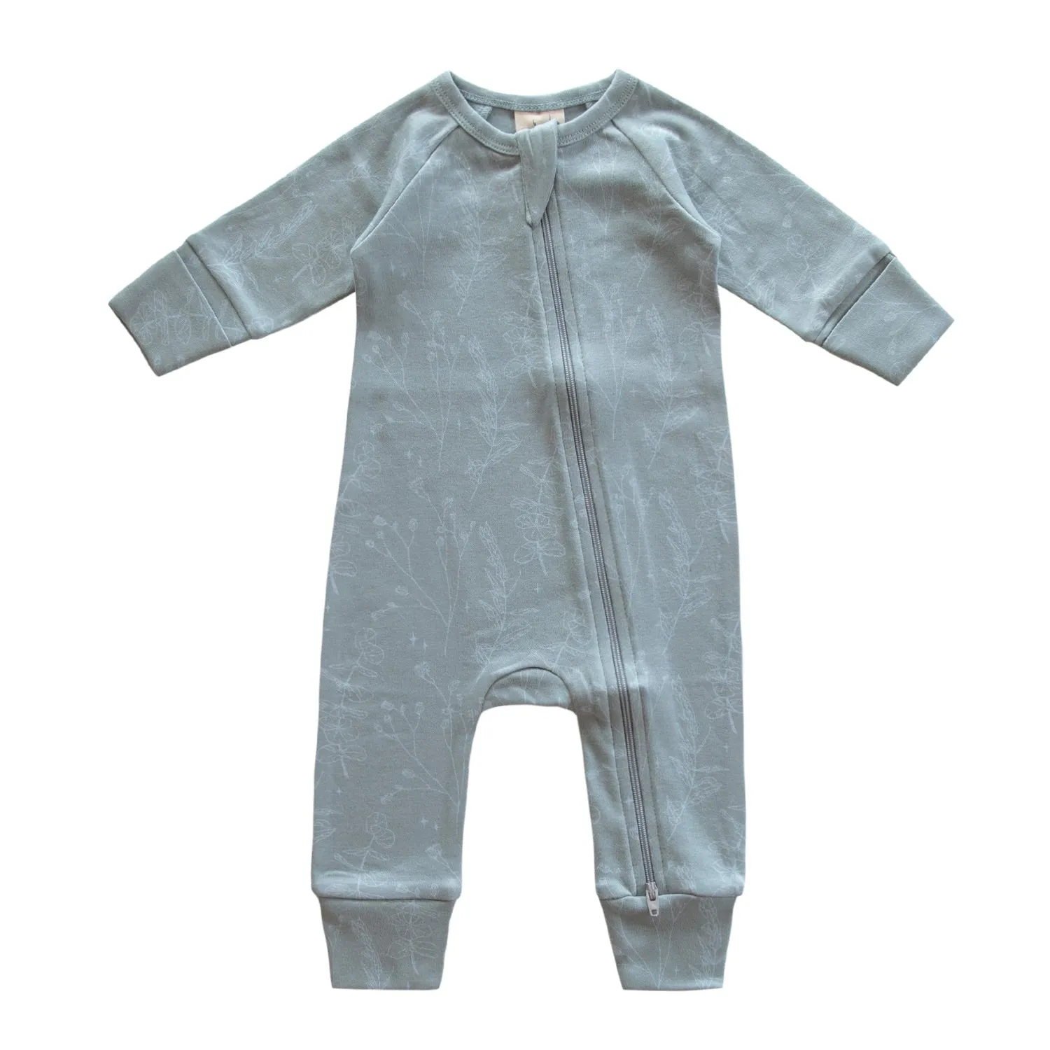 Buck & Baa Organic Zip Romper Laurel