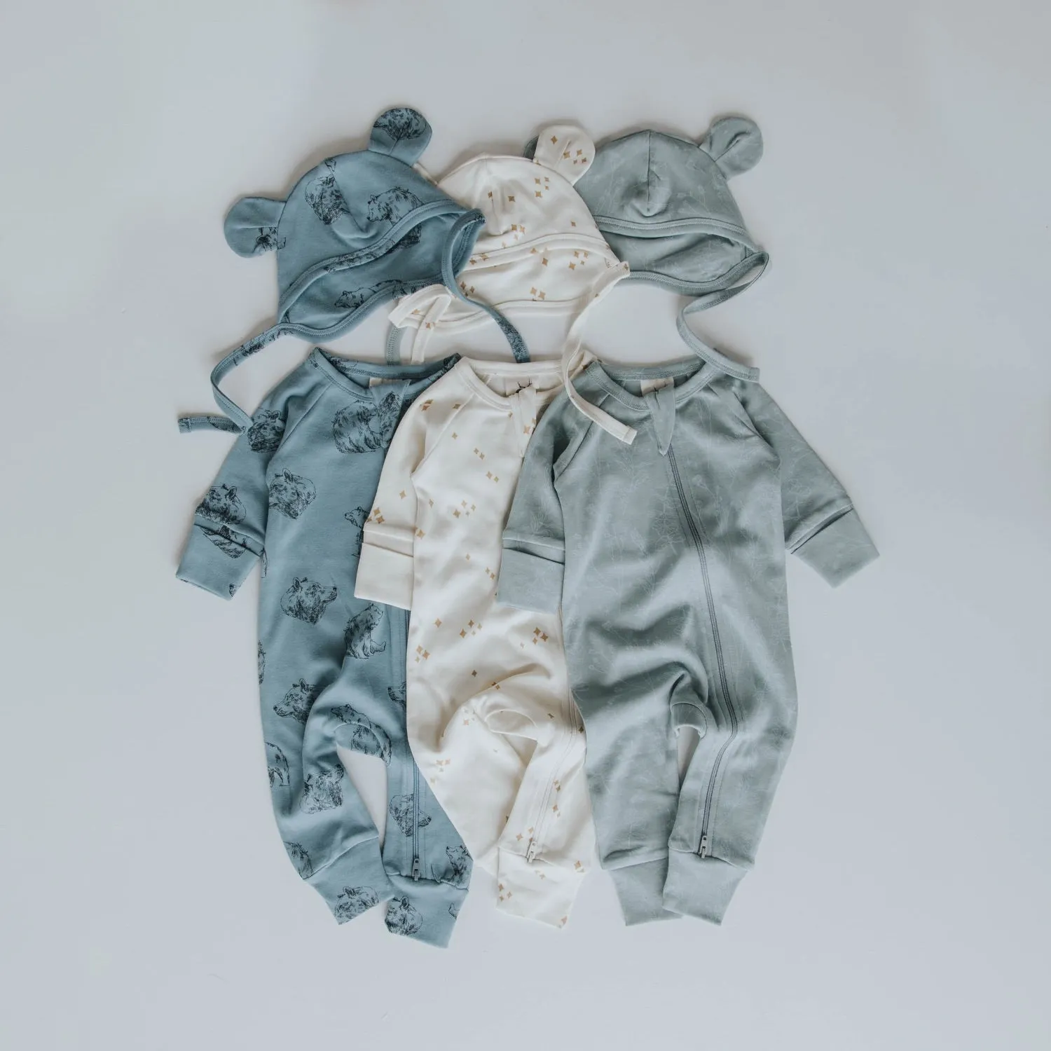 Buck & Baa Organic Zip Romper Laurel