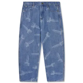 Butter Goods - Screw Denim Jeans Washed Indigo