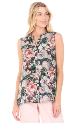 Button-Up Tank Top