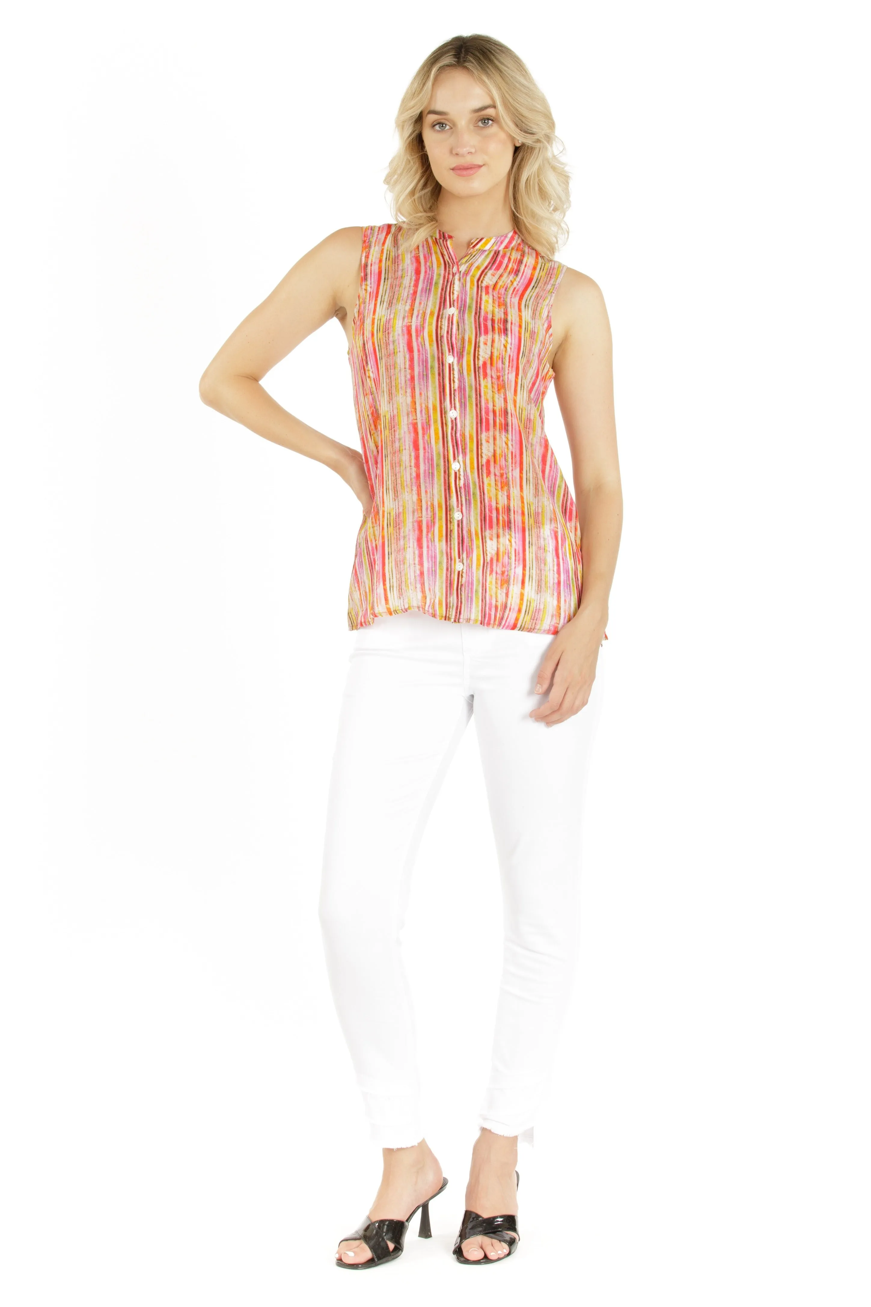 Button-Up Tank Top