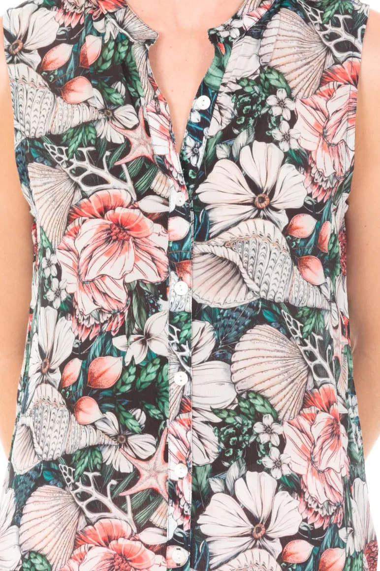 Button-Up Tank Top
