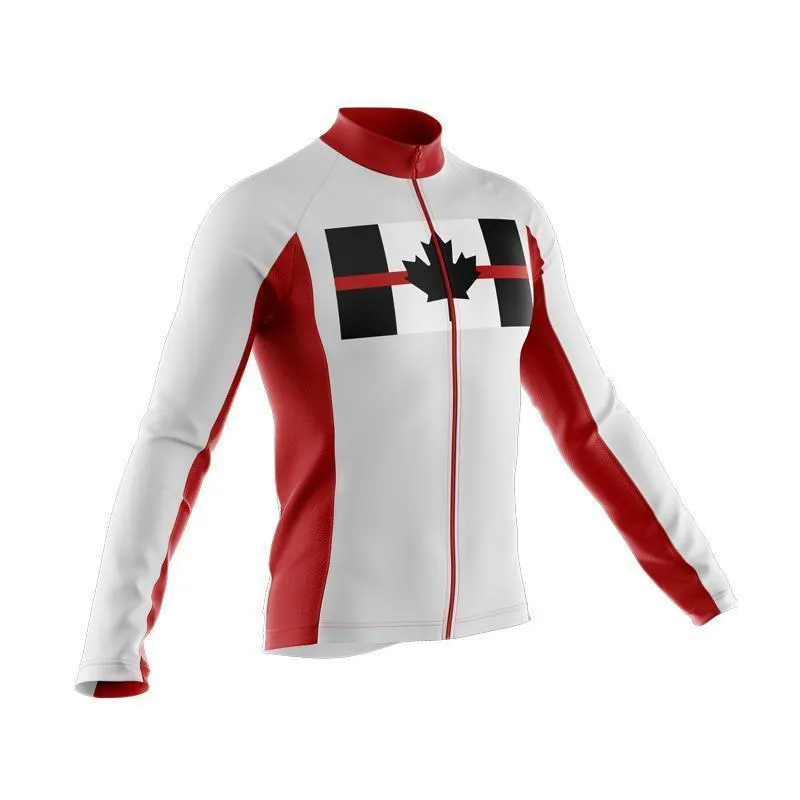 Canada Flag Thin Red Line Thermal Club Jersey