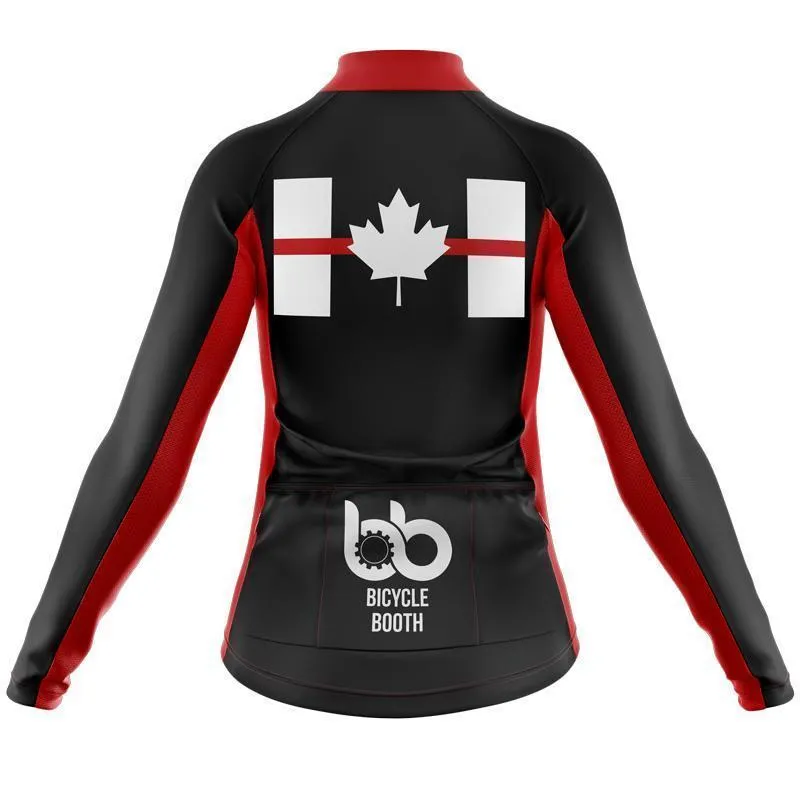 Canada Flag Thin Red Line Thermal Club Jersey