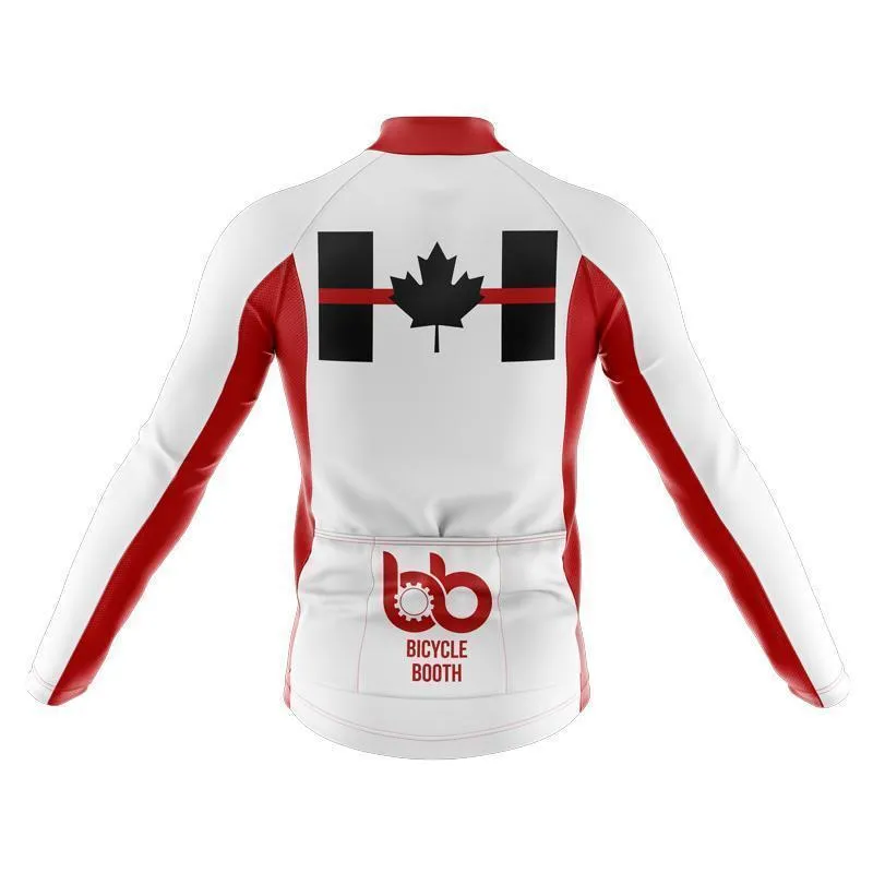 Canada Flag Thin Red Line Thermal Club Jersey