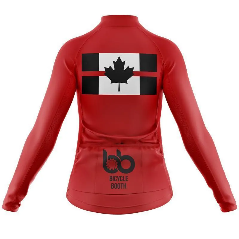 Canada Flag Thin Red Line Thermal Club Jersey