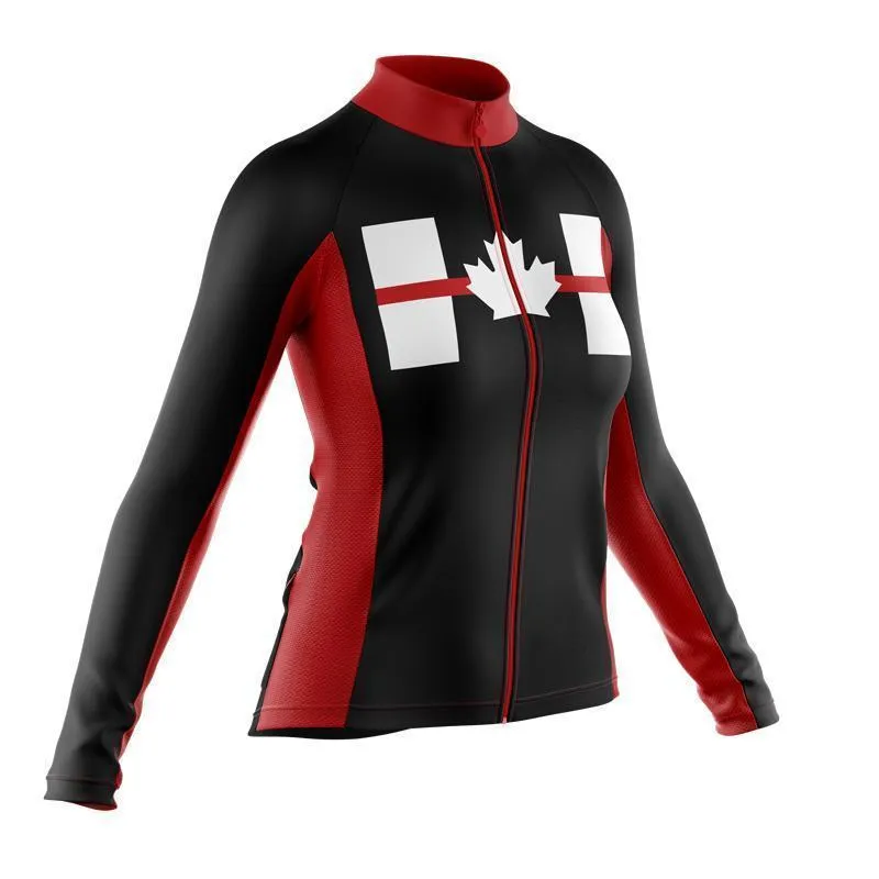 Canada Flag Thin Red Line Thermal Club Jersey