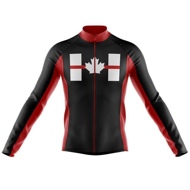 Canada Flag Thin Red Line Thermal Club Jersey