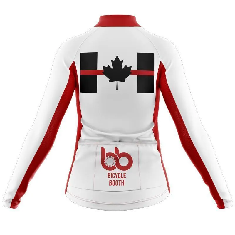 Canada Flag Thin Red Line Thermal Club Jersey