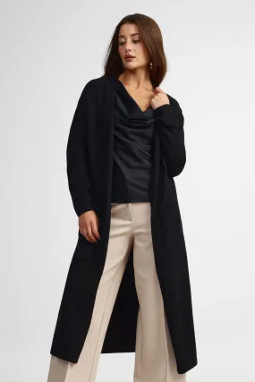 Cardigan long coupe ample - Femme