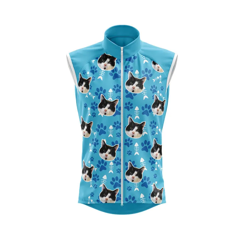 Cat Custom Face Club Jerseys (Blue)