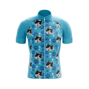 Cat Custom Face Club Jerseys (Blue)