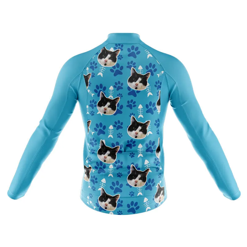 Cat Custom Face Club Jerseys (Blue)