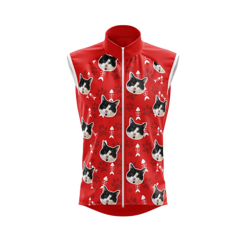 Cat Custom Face Club Jerseys (Red)