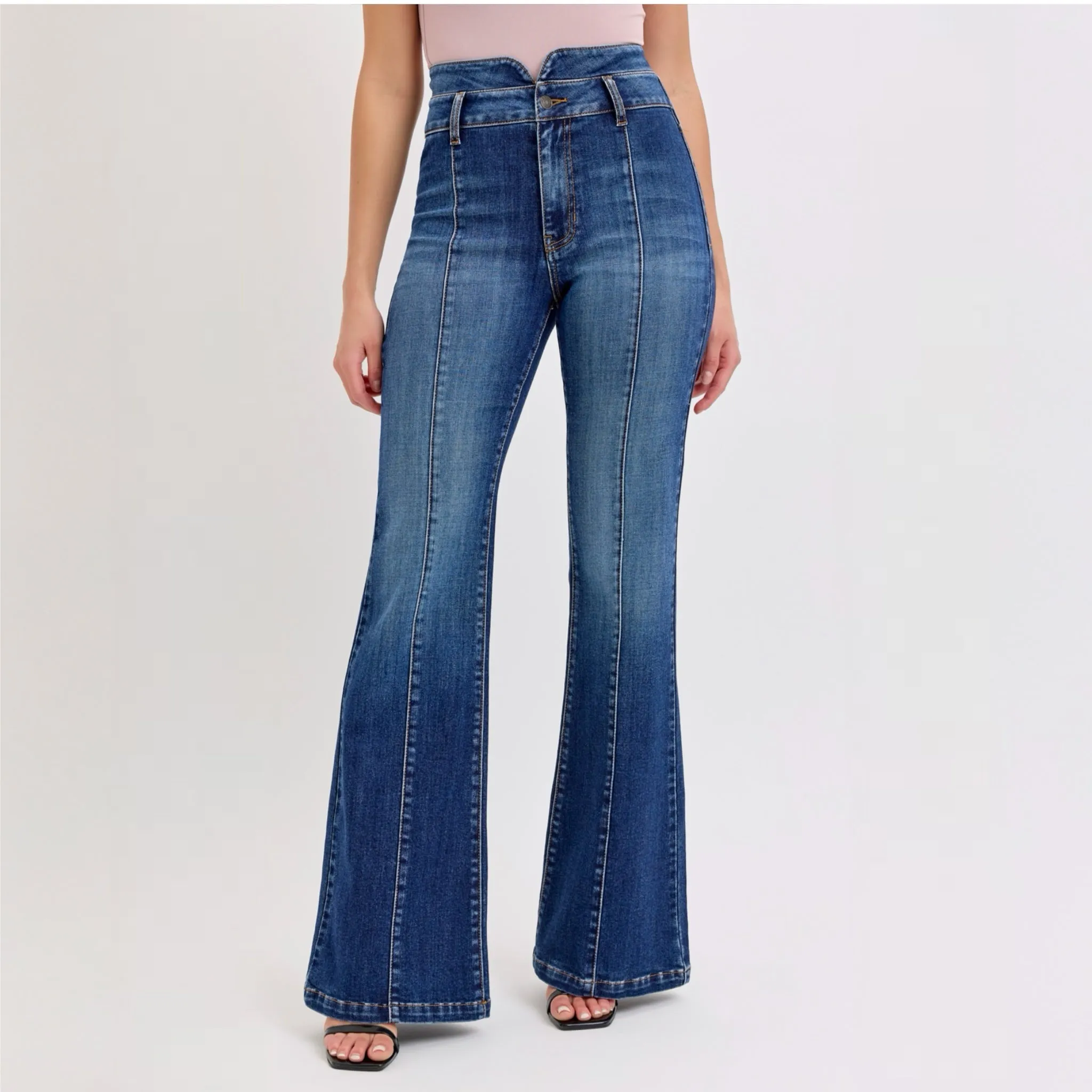 Chelsea High Rise Flare Jeans