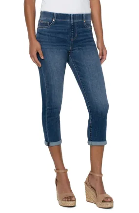 Chole Crop With Roll Cuff