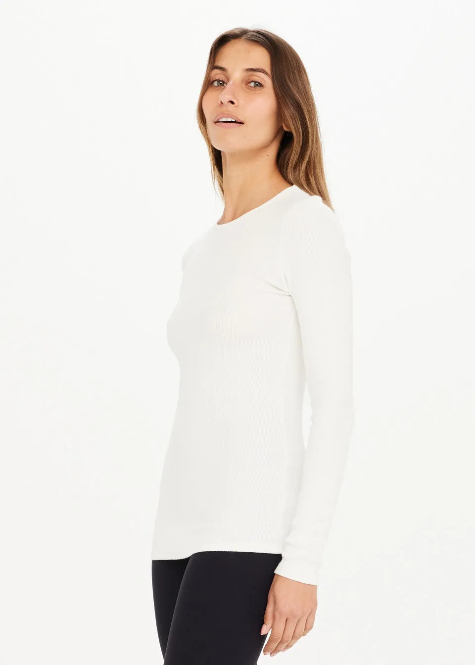 Chrissy Long Sleeve Top | White