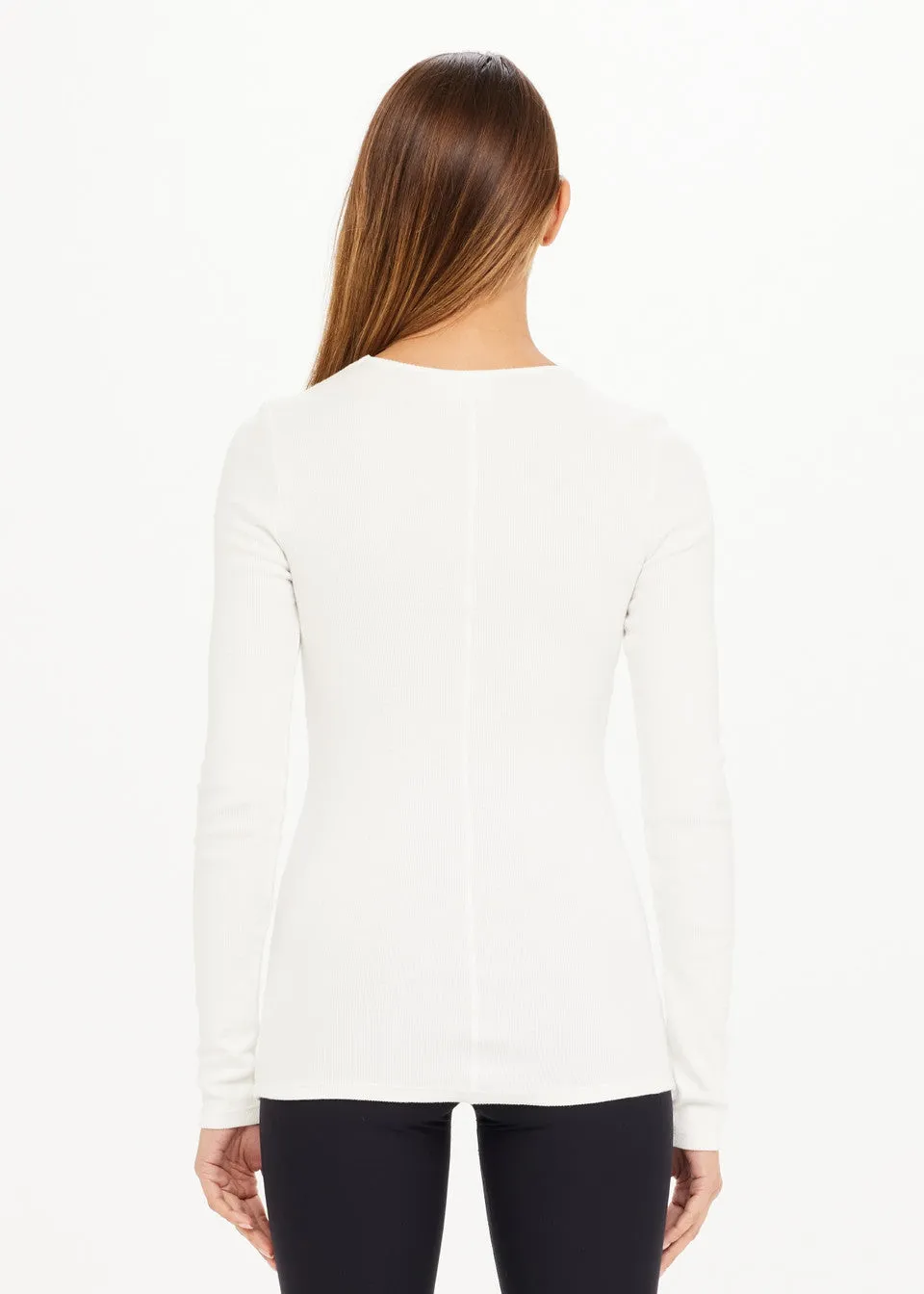 Chrissy Long Sleeve Top | White