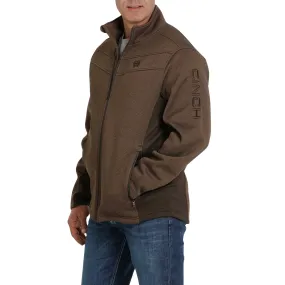 Cinch Men's Brown Lightweight Fleece Logo Jacket MWJ1562002