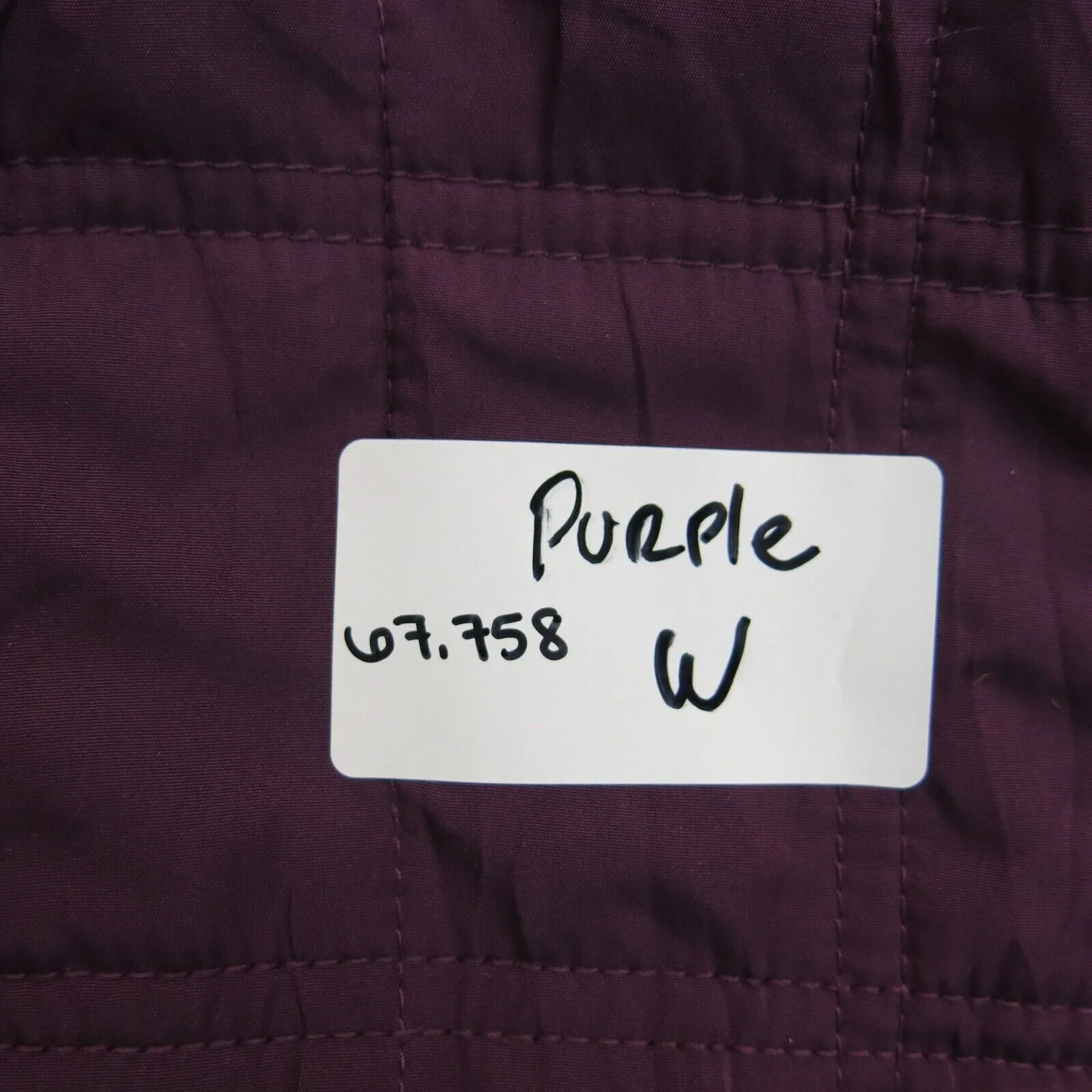 Columbia Women Fleece Lined Vest Jacket Full Zip Outdoor Purple Size Large