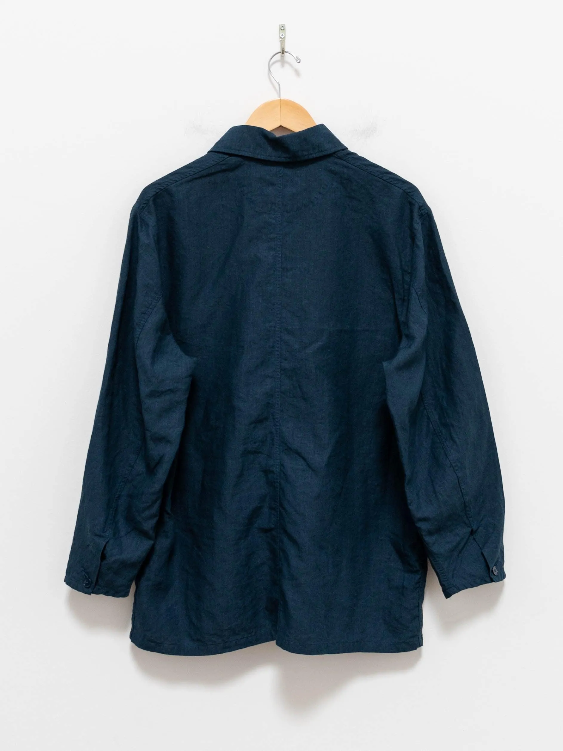 Coverall Shirt - Linen Navy