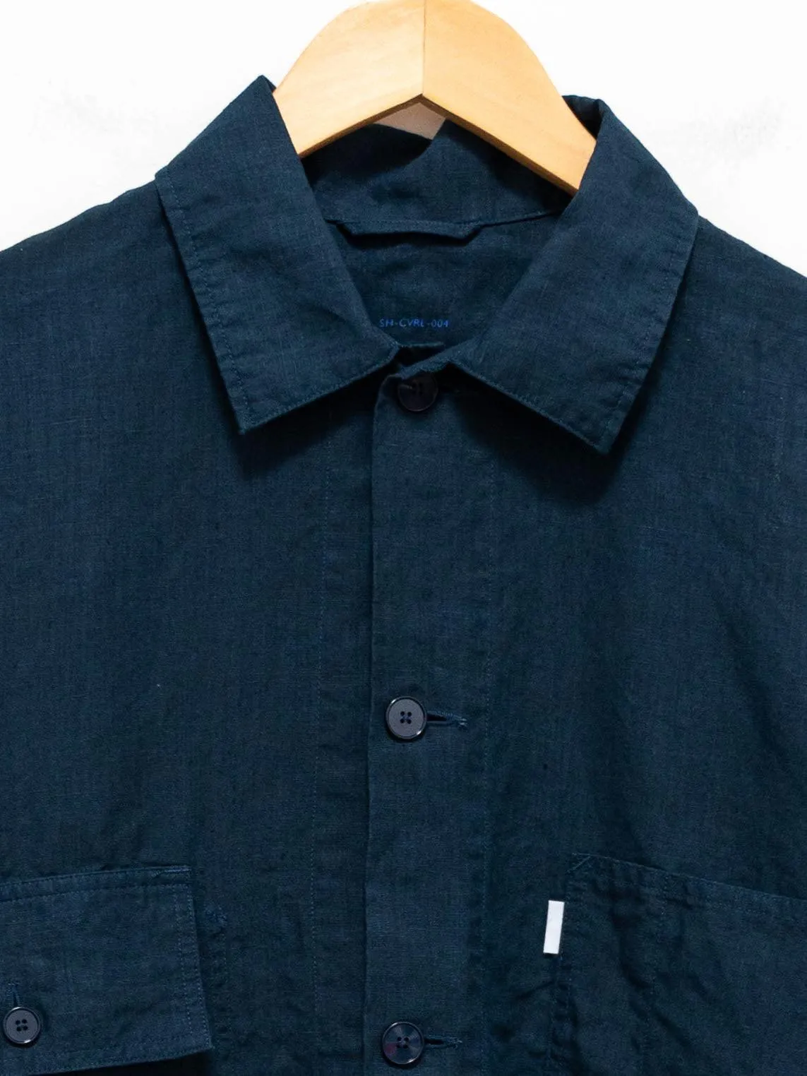 Coverall Shirt - Linen Navy