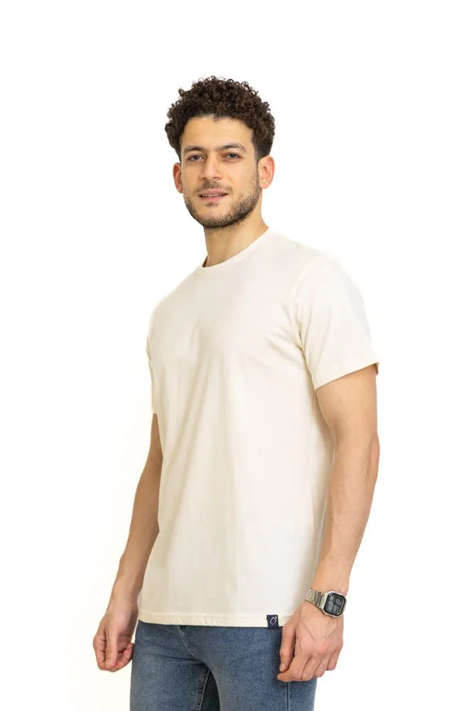 Creamy Regular Round T-shirt