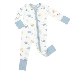 Cute Ocean 2-Way Zipper Romper