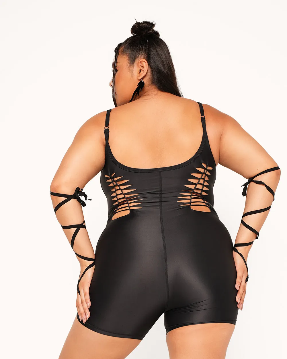 Dance in the Dark Braided Romper
