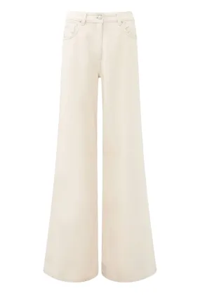 Denver Denim Relaxed Wide Leg Jeans 34 Inch