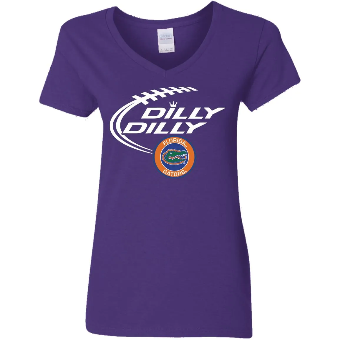 Dilly Dilly Florida Gators Nfl Football Women V-Neck T-Shirt