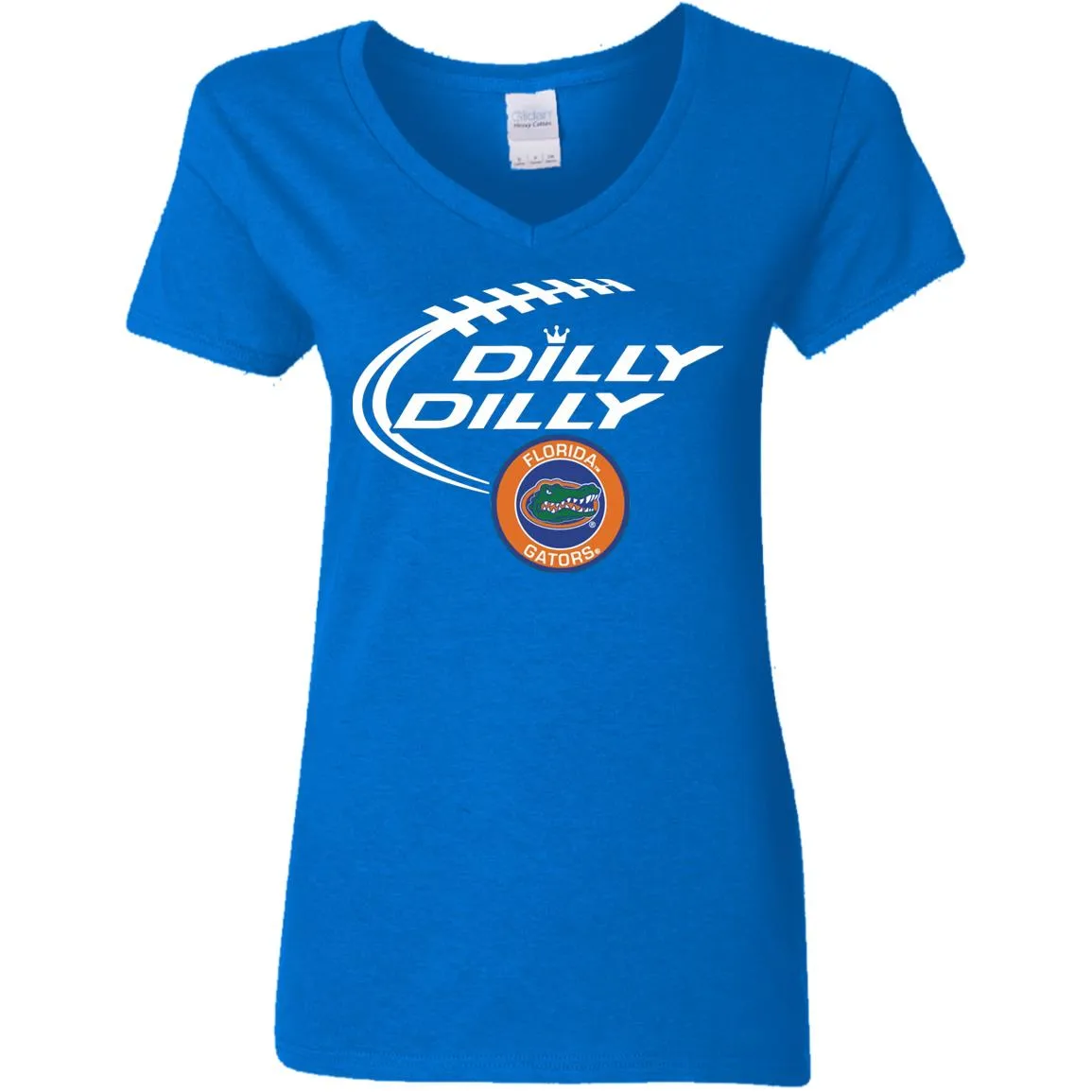 Dilly Dilly Florida Gators Nfl Football Women V-Neck T-Shirt