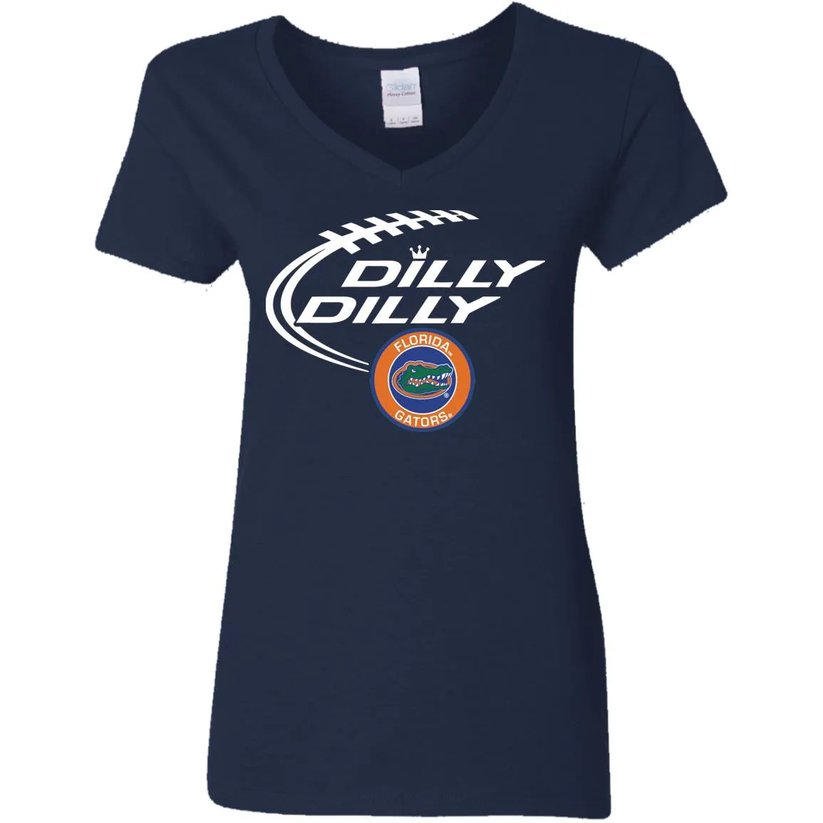 Dilly Dilly Florida Gators Nfl Football Women V-Neck T-Shirt