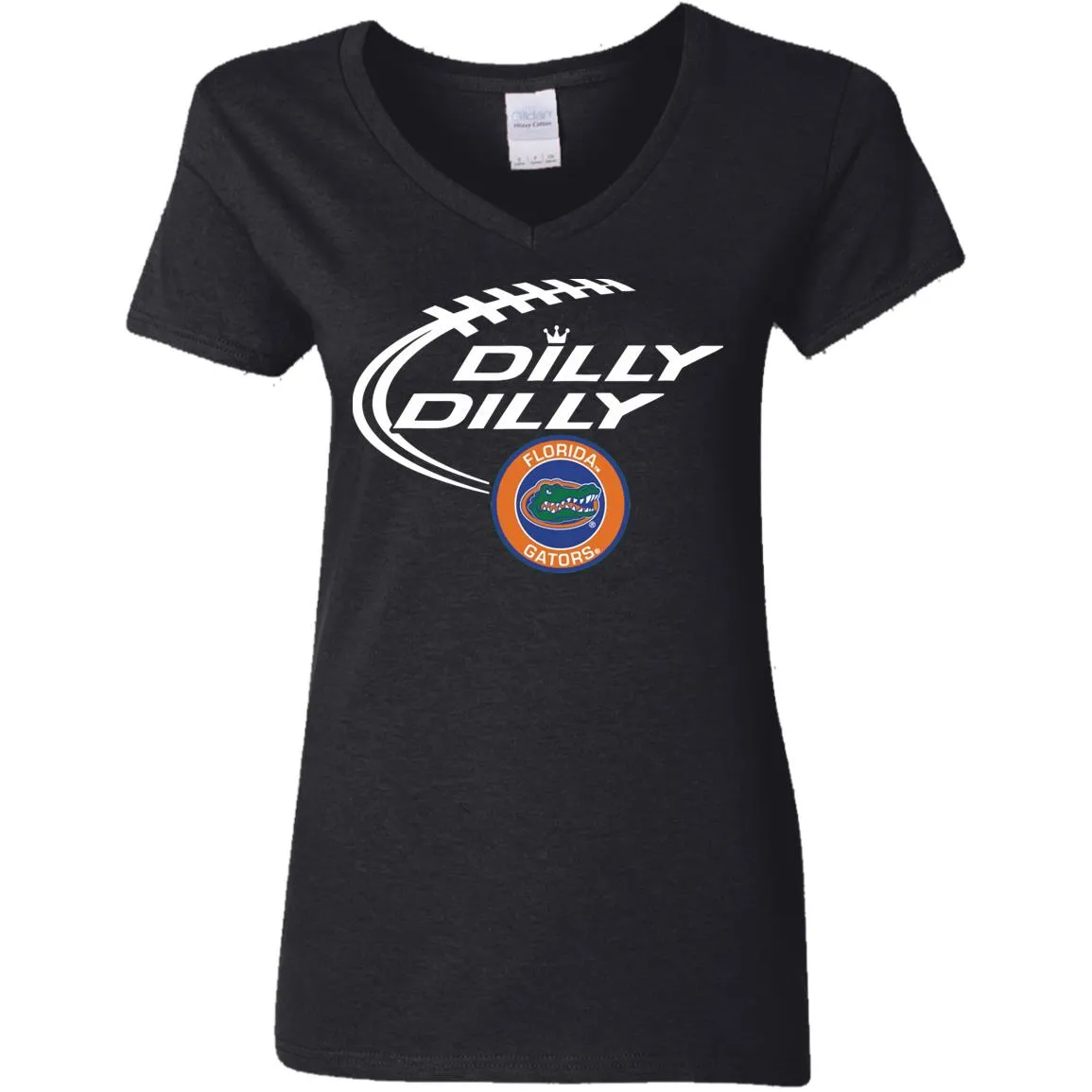 Dilly Dilly Florida Gators Nfl Football Women V-Neck T-Shirt