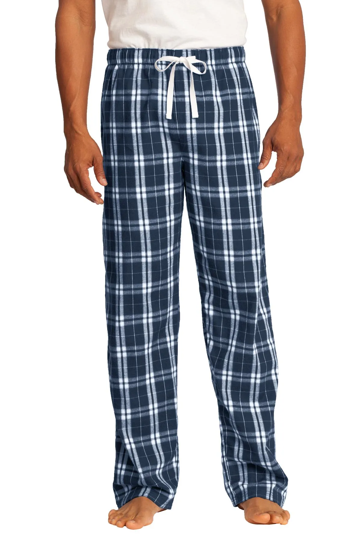 District Men's Flannel Plaid Pants