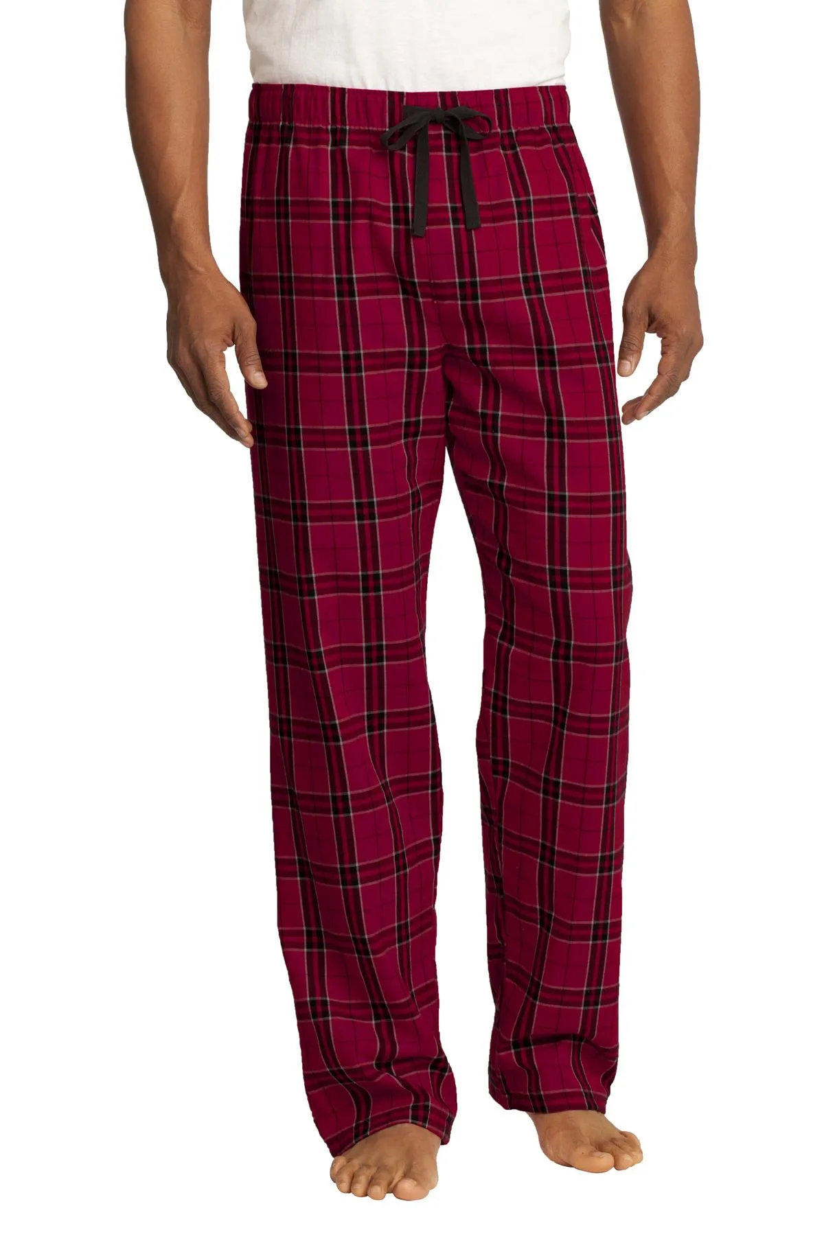 District Men's Flannel Plaid Pants
