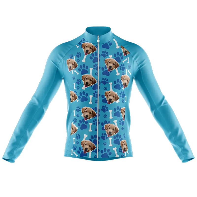 Dog Custom Face Club Jerseys (Blue)