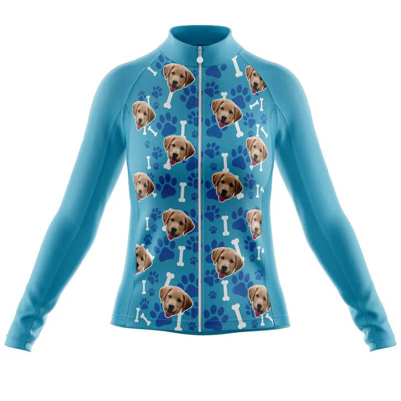 Dog Custom Face Club Jerseys (Blue)