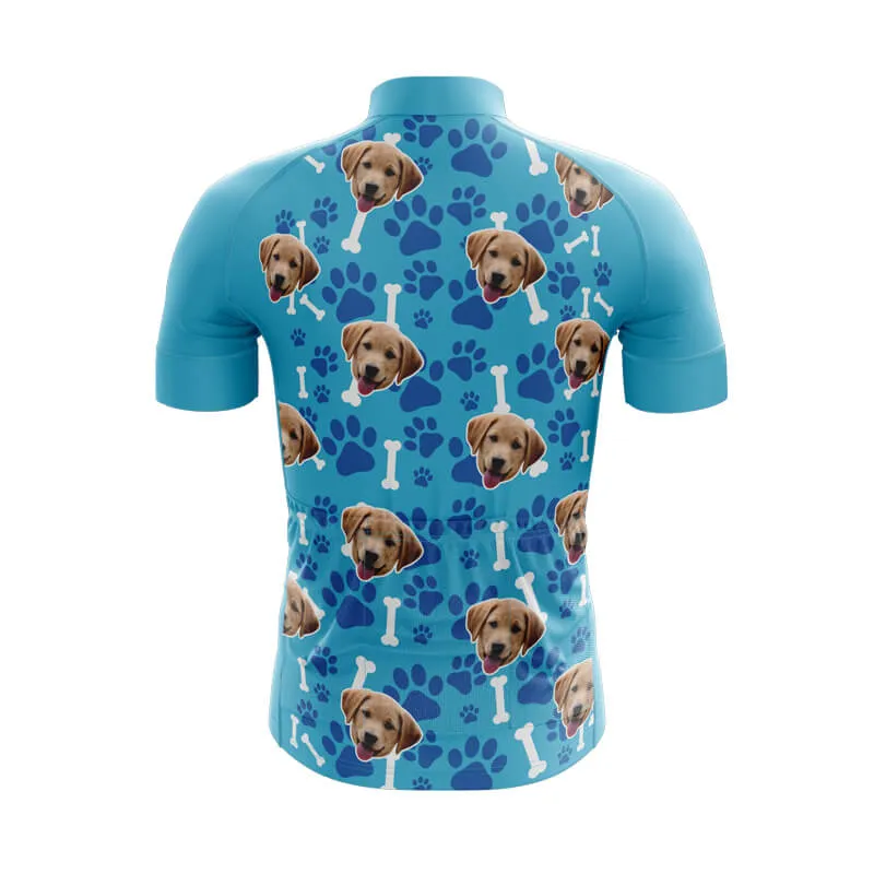 Dog Custom Face Club Jerseys (Blue)
