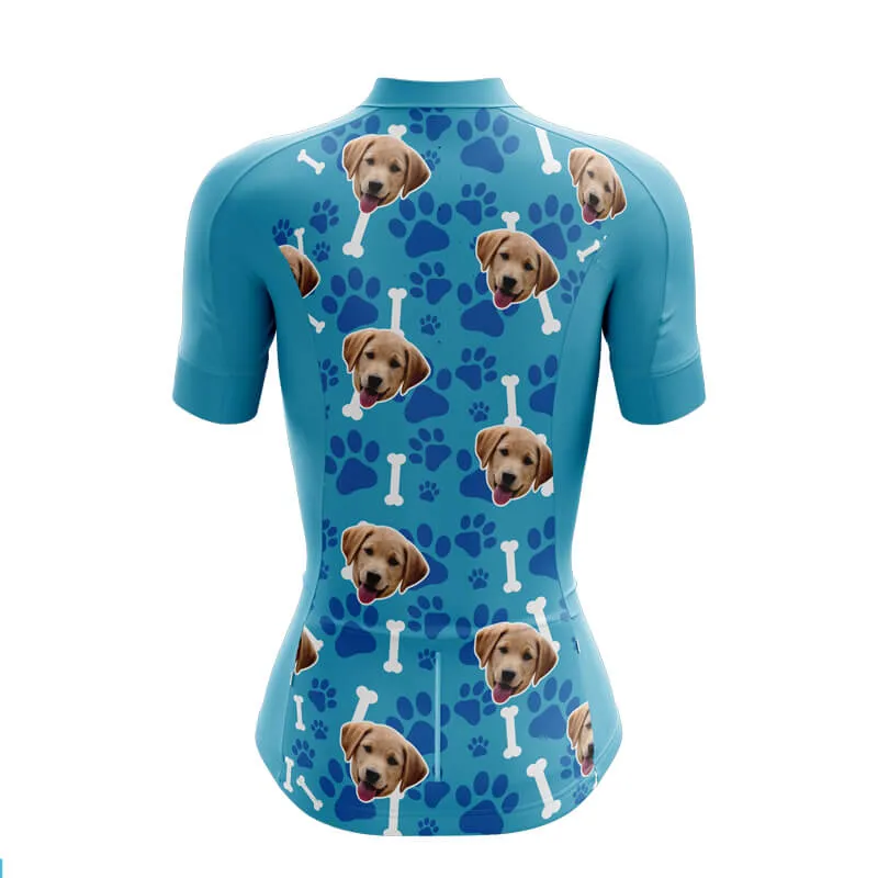 Dog Custom Face Club Jerseys (Blue)