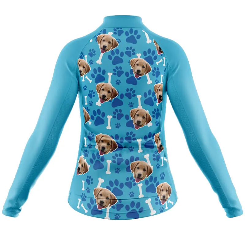 Dog Custom Face Club Jerseys (Blue)