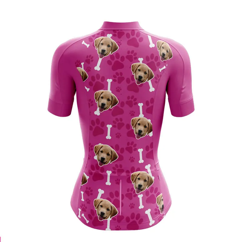 Dog Custom Face Club Jerseys (Pink)