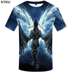Dragon T-shirts Men Space Galaxy T shirts Funny Animal Tshirts Print War Tshirt Anime Lightning T-shirt 3d Mens Clothing Casual