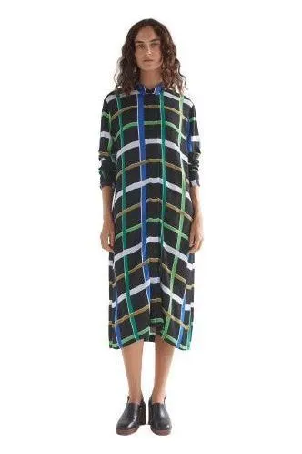 ELK JANIK DRESS - LADDER PRINT
