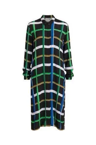 ELK JANIK DRESS - LADDER PRINT