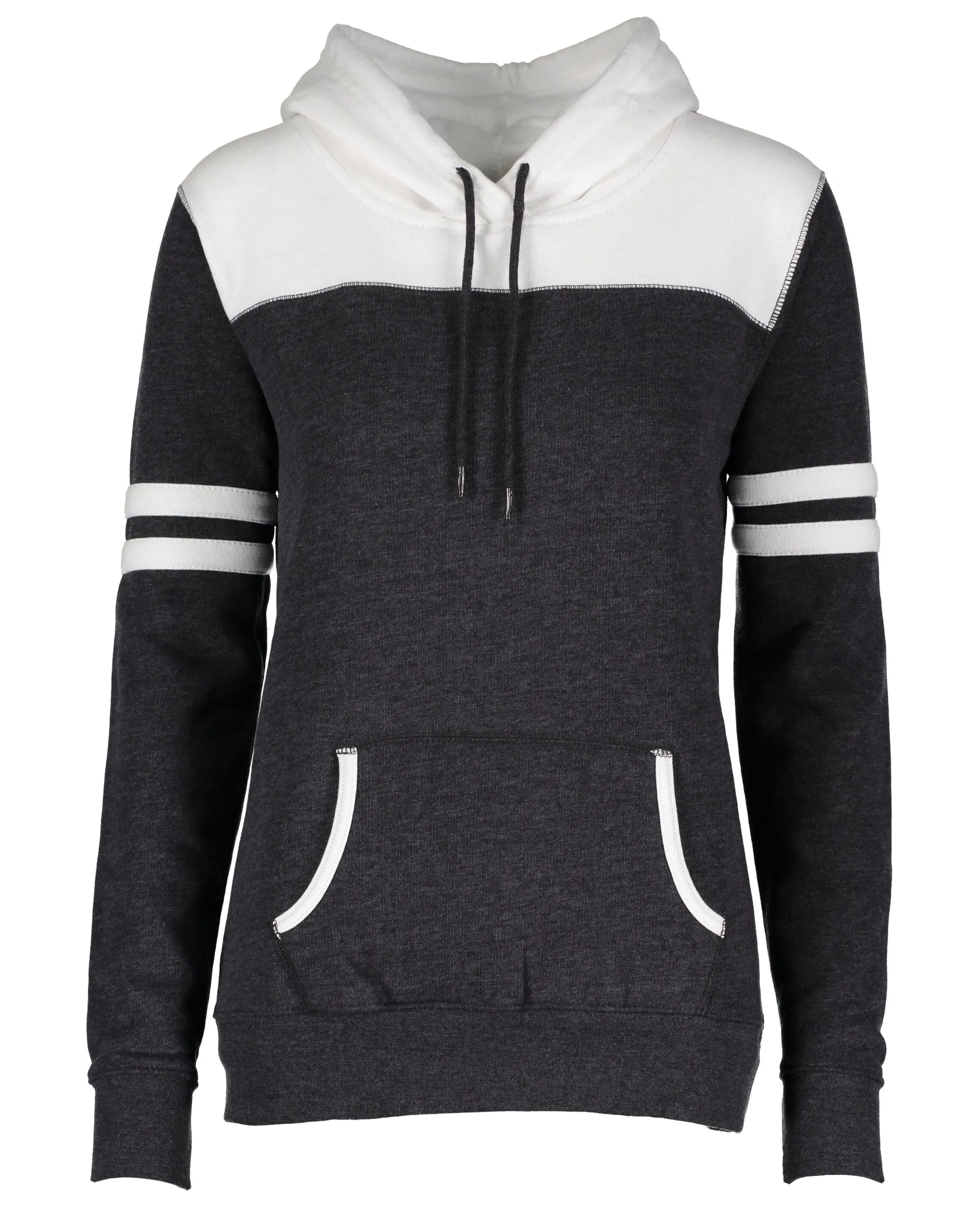 EZ371 Enza® 37179 Ladies Varsity Fleece Pullover Hood